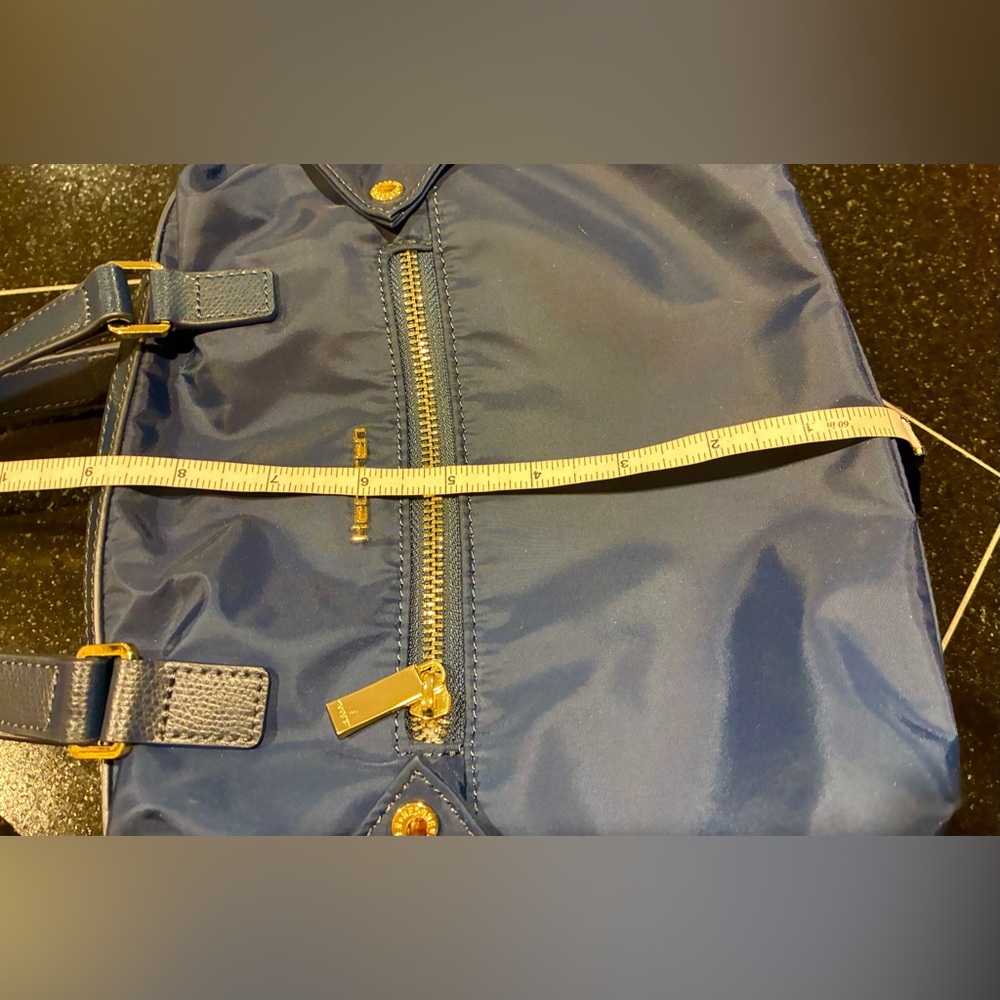 Hedgren Prisma Spectral Handbag Crossbody Double Top Handles Dress Blue  NWOT - Picture 12 of 16